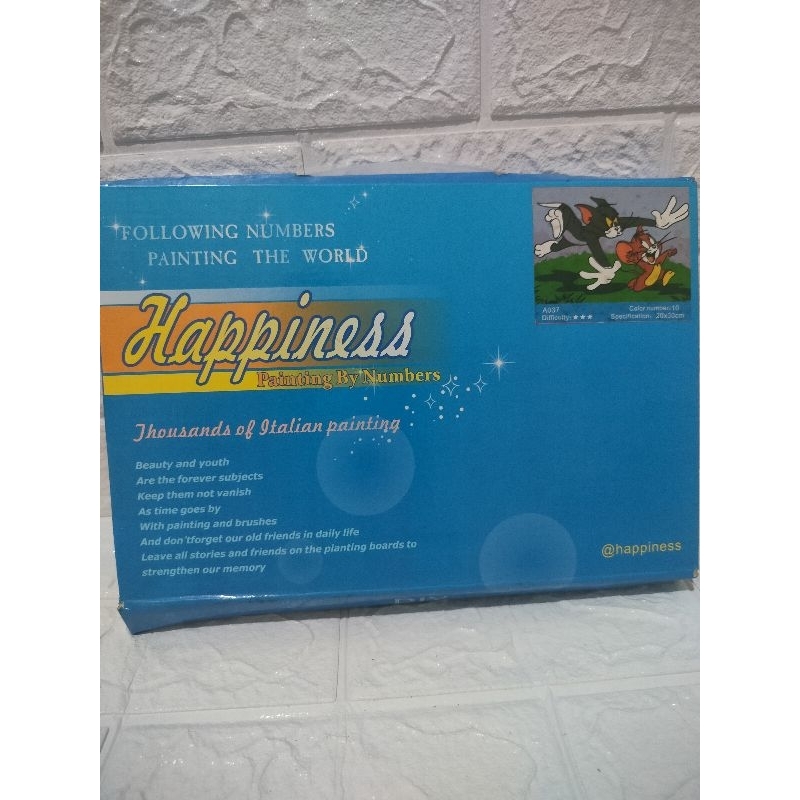 

Happiness Painting by Numbers Kit Edukasi Anak