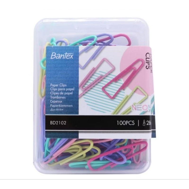 

Clip Paper Bantex Neomu BD2102 00 Pastel Color