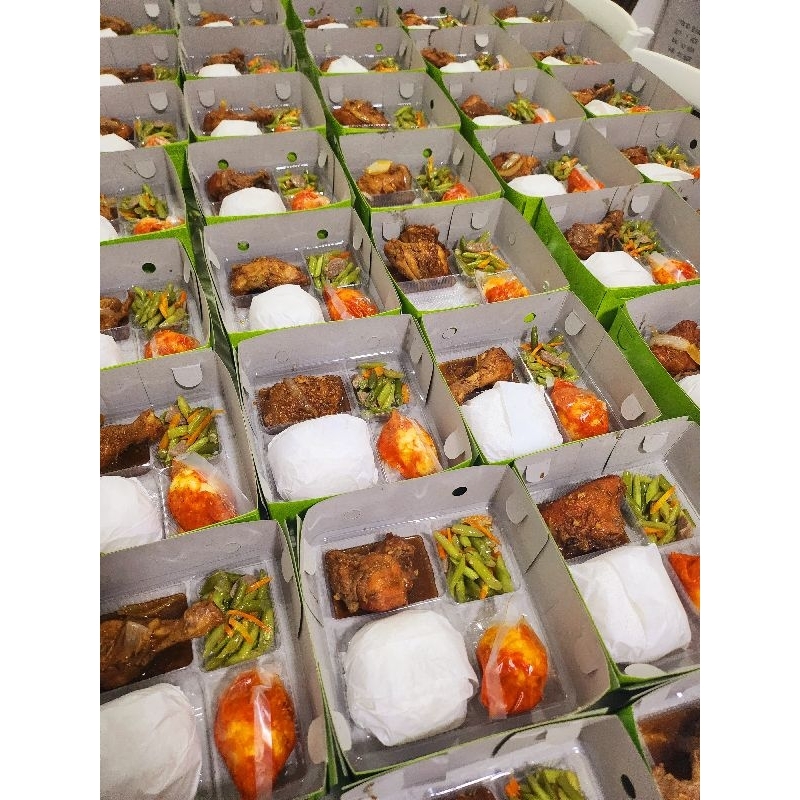 

Paket nasi box/catering karyawan/nasi box murah/nasi box enak