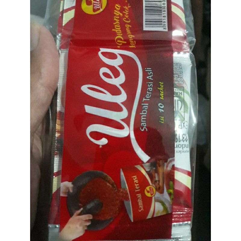 

Sambal Terasi Uleg Finna 1 Pack Isi 10 Sachet