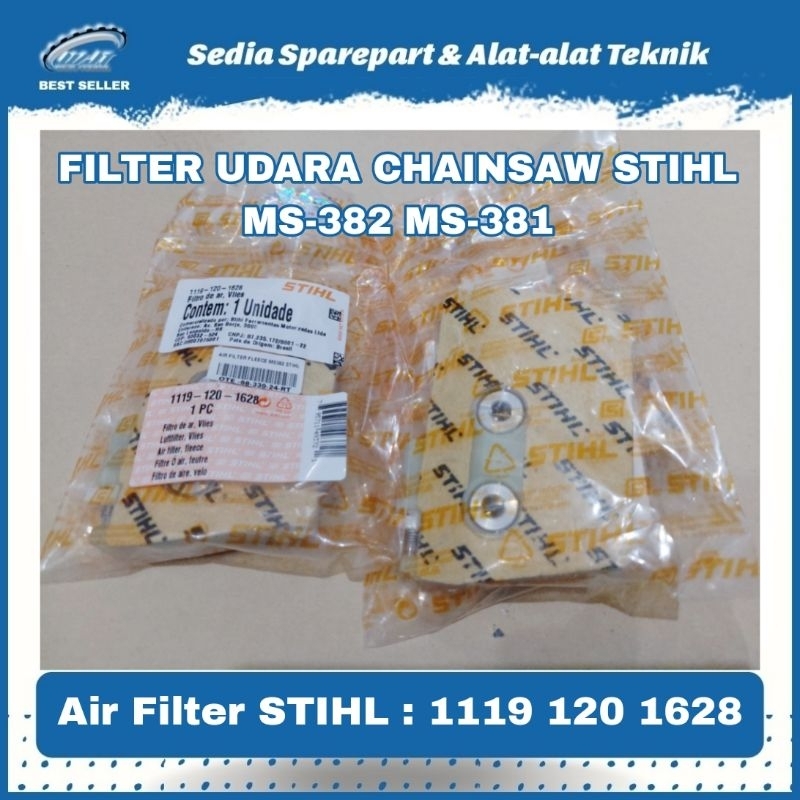 FILTER UDARA CHAINSAW STIHL MS-381 MS-382 ASLI