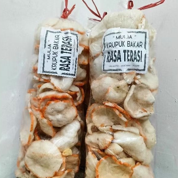 

Kerupuk Pasir Sangrai , Opak Opil Rasa Terasi NON KOLESTEROL Isi 2 Pack