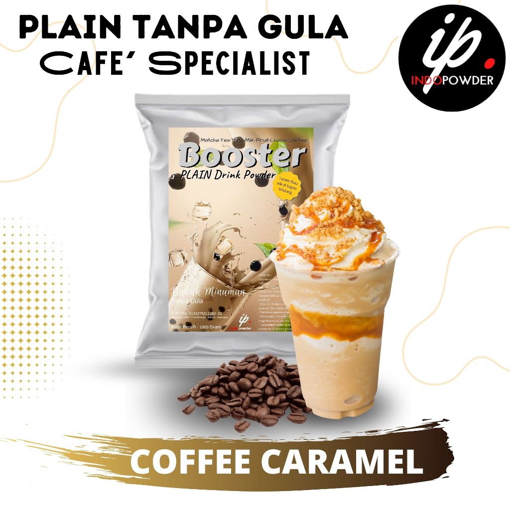 

IP Bogor - Bubuk Minuman Plain Tanpa Gula Rasa COFFEE CARAMEL 1Kg Untuk Cafe, Waralaba dan Resto
