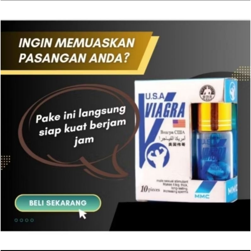 VIAGRA MMC BLUE ORIGINAL | VIGRA ASLI | VGR Obat Kuat Pria & Tahan Lama Bikin Stamina Tambah Topcer 