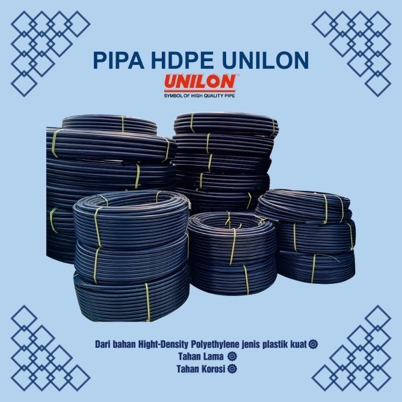 pipa hdpe selang air 1/2 inch pn 10 per roll 100 meter