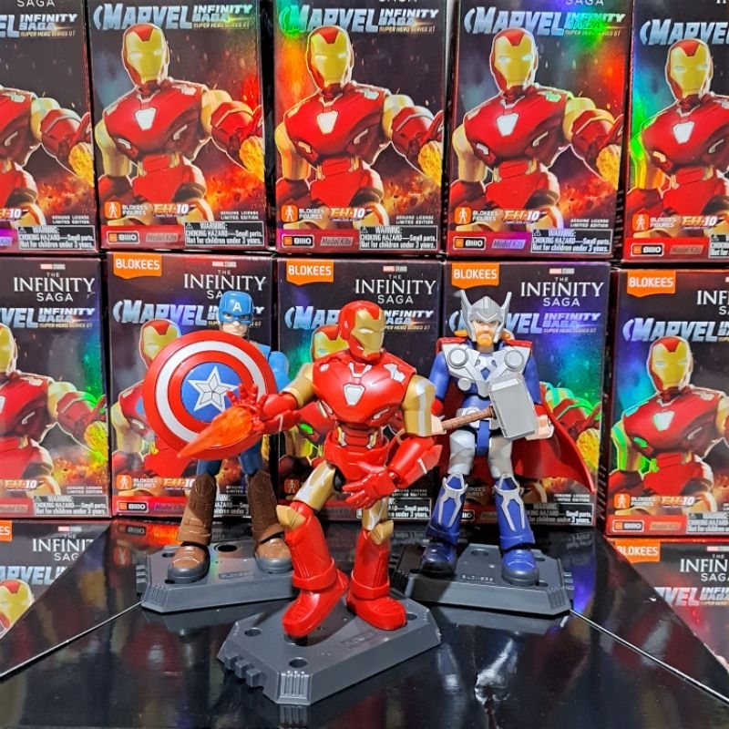 MAINAN ANAK FIGURE LEGO BULUKE MARVEL INFINITY SAGA VOL 01 IRON MAN SECRET THANOS HULK