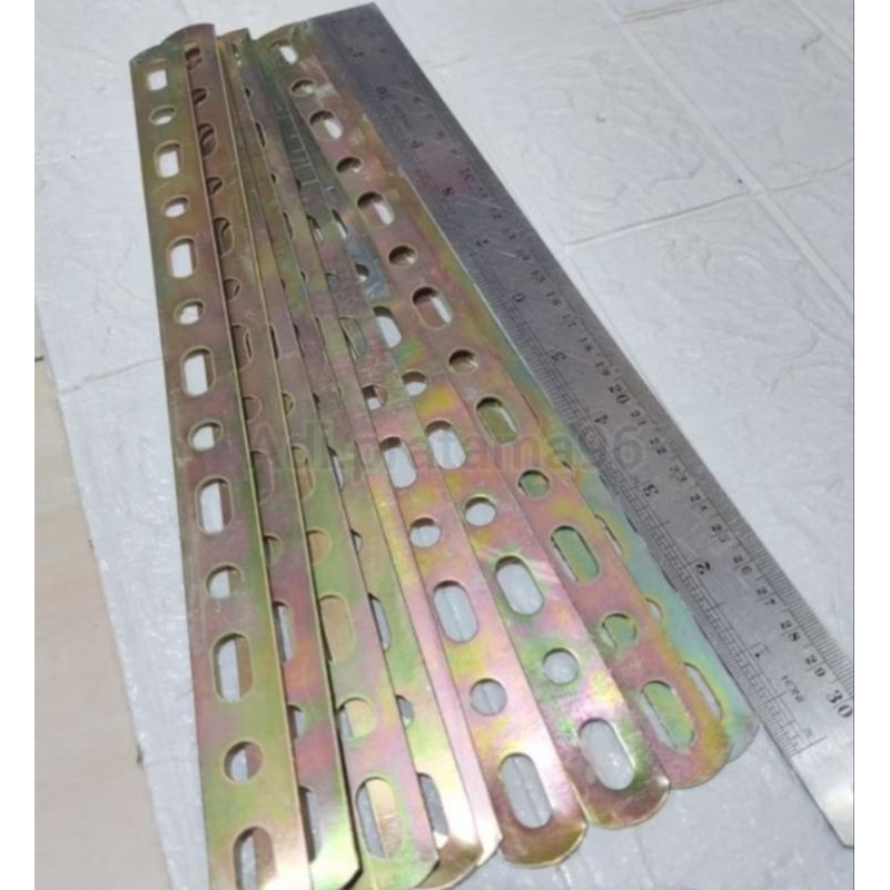 BESI PLAT BOLONG SERBA GUNA BESI PLAT BOLONG BESI TAMBAHAN ATAU SAMBUNGAN BAUT | BESI PLAT BOLONG LO