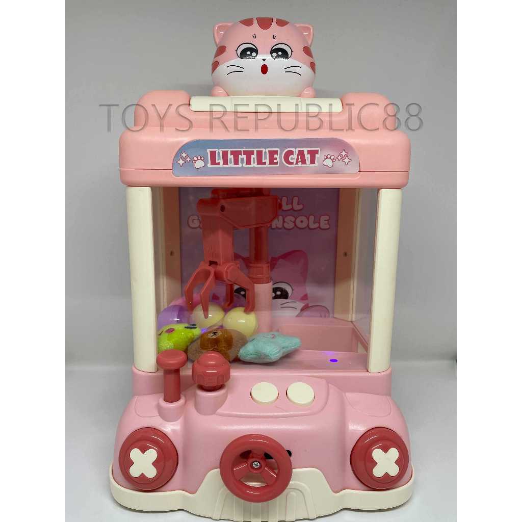 MAINAN MESIN CAPIT BONEKA CLAW MACHINE DOLL MAINAN ANAK ANAK ADA LAMPU & SUARA (KECIL)
