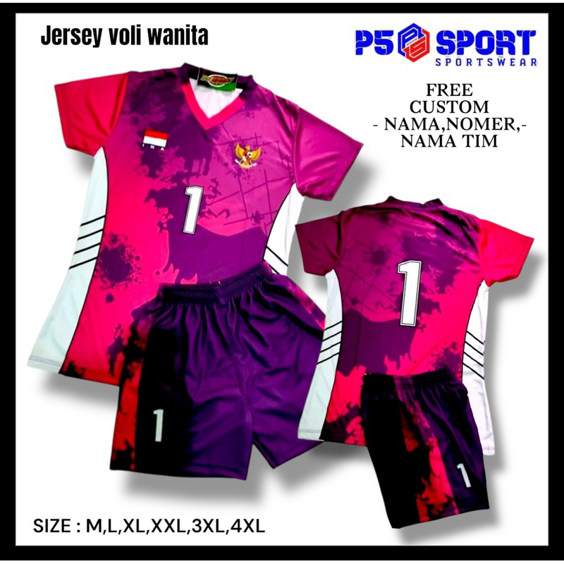 JERSEY VOLI INDONESIA UNGU
