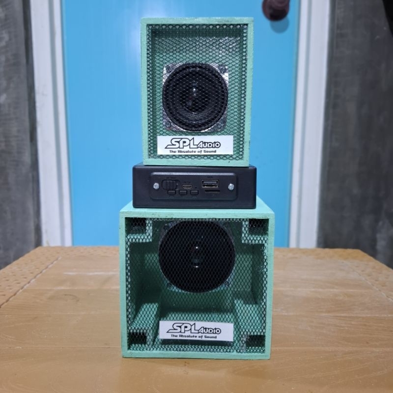 MINIATUR SOUND SYSTEM BLUETOOTH FULL SET SIAP BUNYI