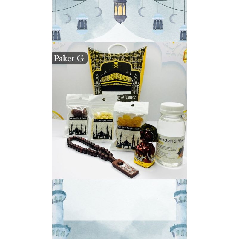 

Paket Mekkah Sticker G H Tas Tali Hitam