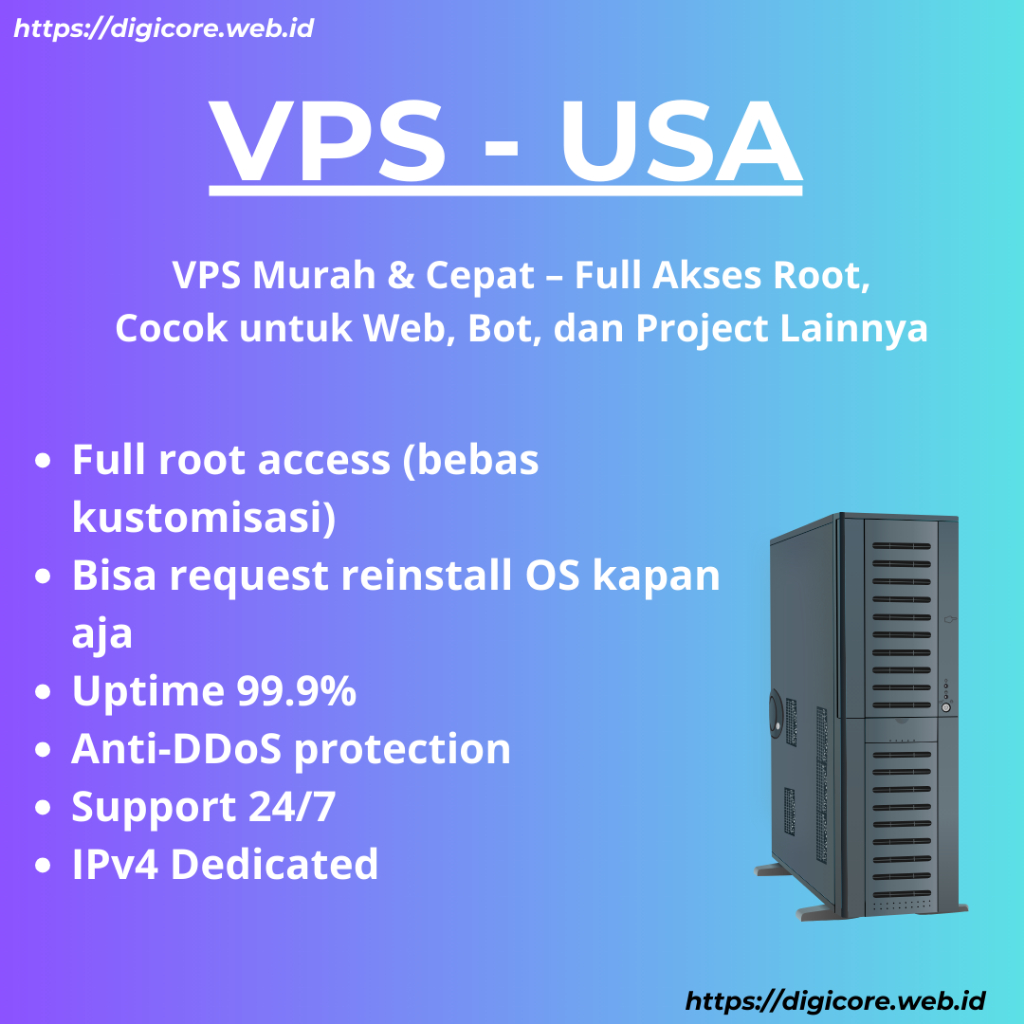 VPS Linux 1 Tahun