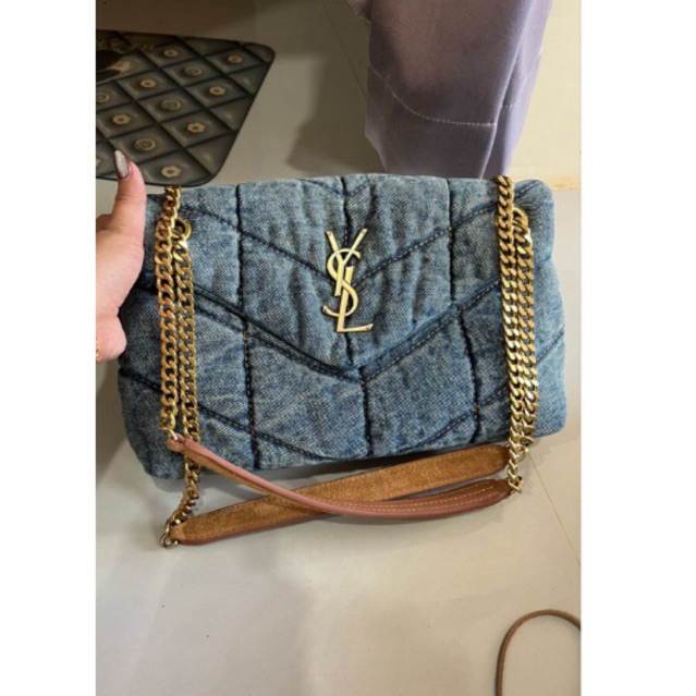 tas ysl loulou denim