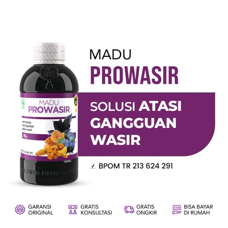 

DWI FARMA - MADU PROWASIR 280gr - Membantu Atasi Ambeien dan Wasir