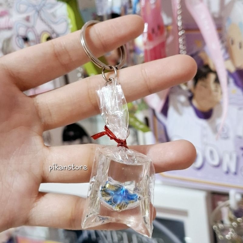 [+Freebies] Trinkets Japan Fish Aesthetic/ Gantungan Kunci Ikan/ Keychain Keyring Vintage/ Gotochi