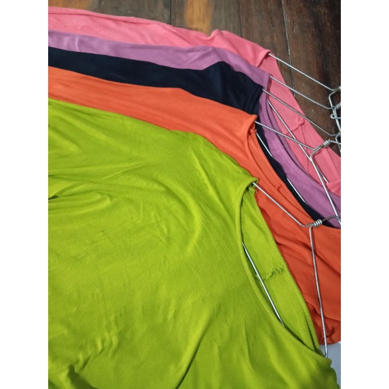 (5pcs) kaos jumbo wanita PL