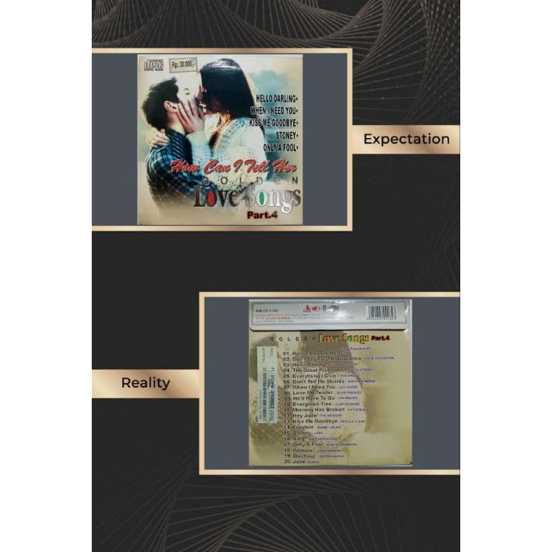 CD audio golden love songs part 4