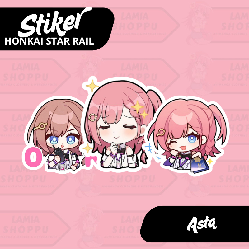 

Sticker Asta Honkai Star Rail | Stiker Karakter Asta HSR | Merch Honkai Star Rail Vinyl Anti Air