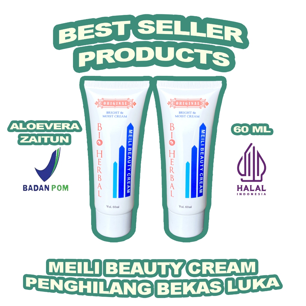 2 Pcs Bio Herbal Meilibahenling Bpom Penghilang Bekas Luka 100 % Original