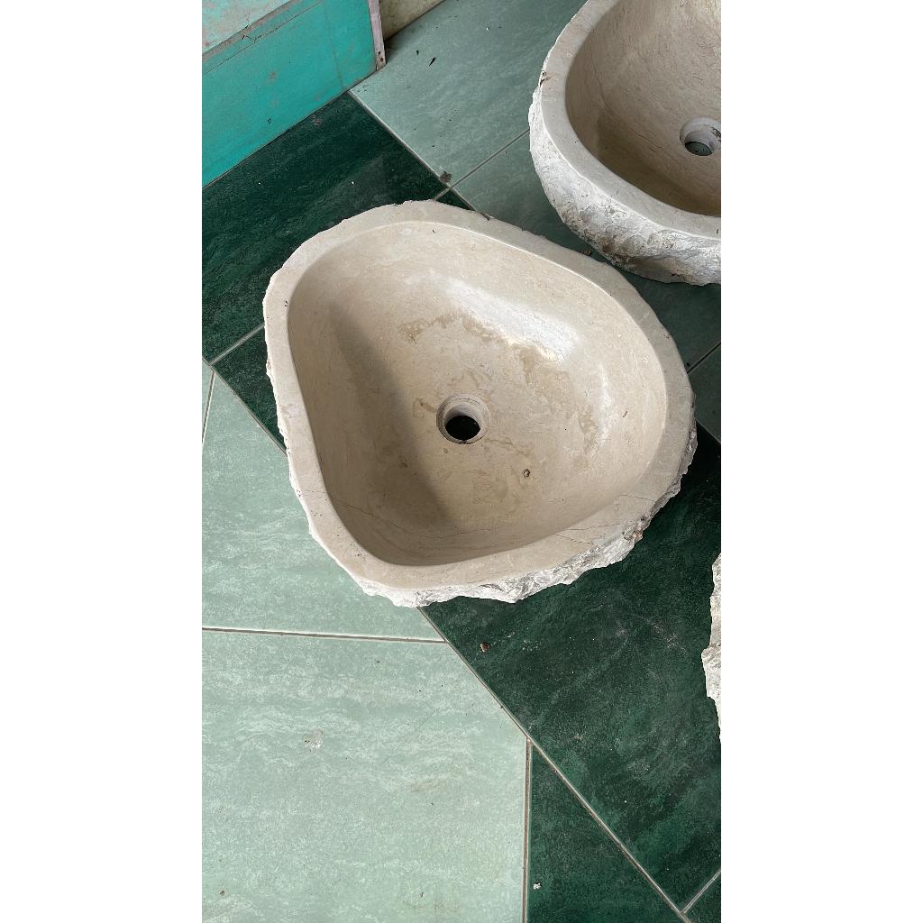 Wastafel Natural Onyx Marmer / Natural Onyx Wash Basin