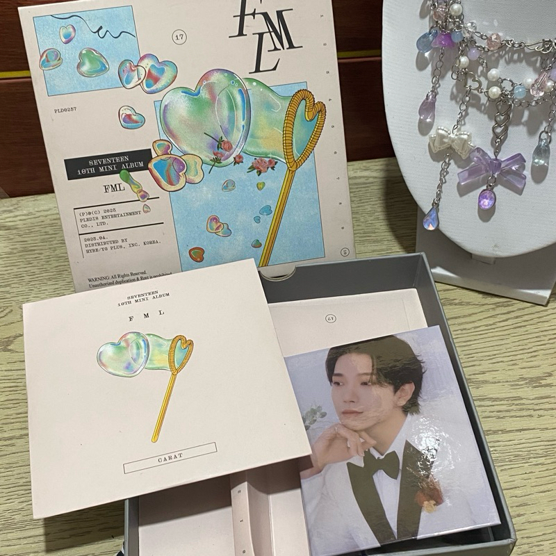 Album carat ver. joshua the8 photocard pc jun shua minghao grey back reg carver fml