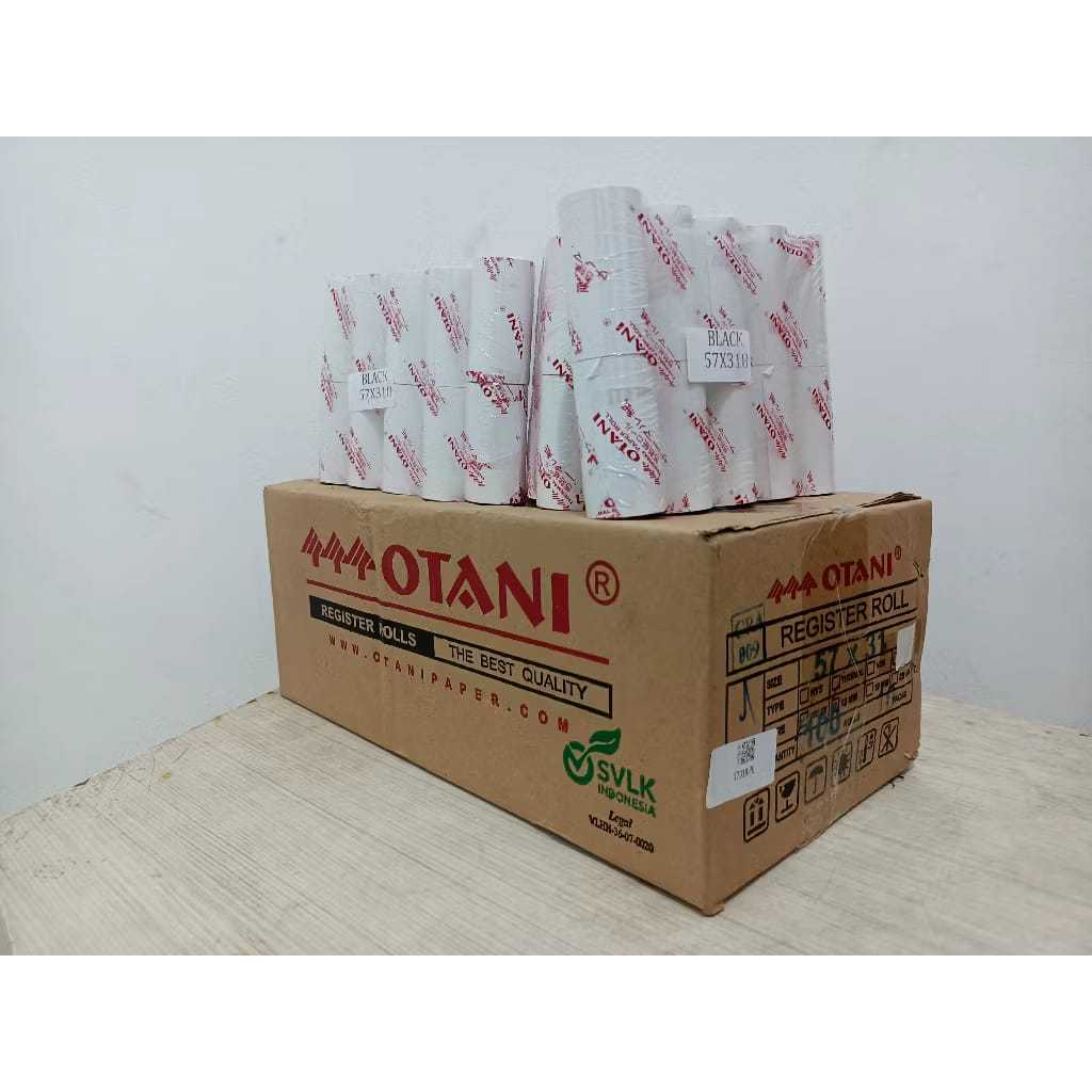 

Otani 1 Bungkus 10 ROLL Thermal Paper Roll 57x30 Coreless - Terminal Paper Roll 57x30