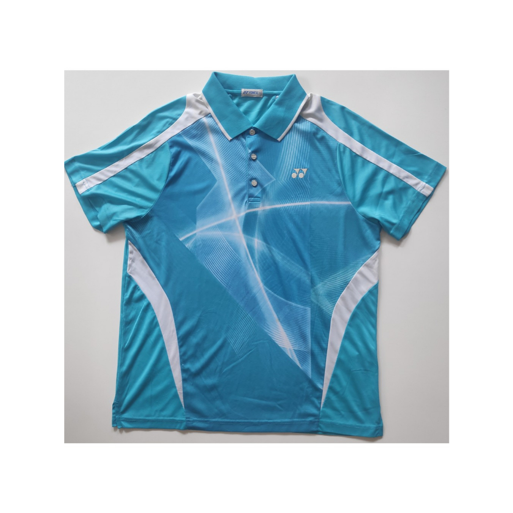 YONEX Polo Shirt Baju Kaos Kerah Jersey Badminton Bulu Tangkis Second Original