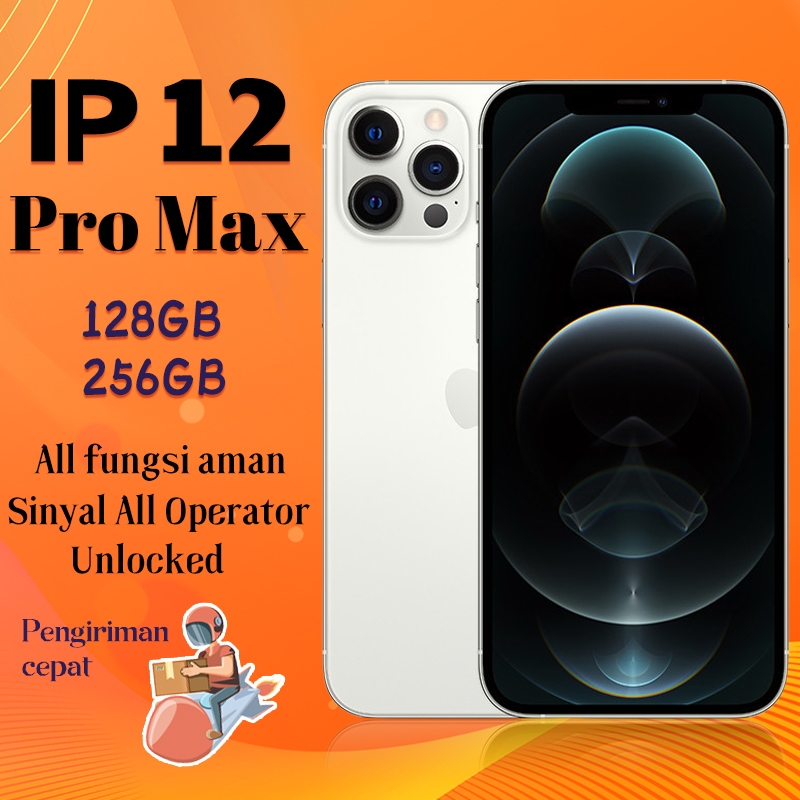 iphone 12 Promax Second hand fullset bekas BH 96+ LCD ORI100% Asli IMEI Terdaftar Barang HP 12promax