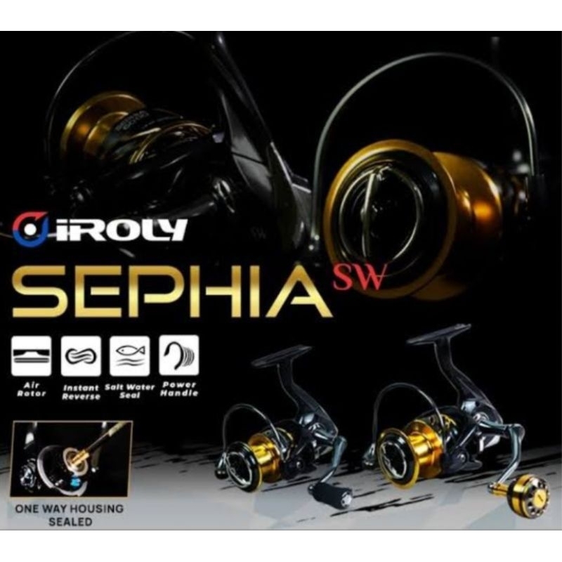 REEL IROLY SEPHIA SW POWER HANDLE 2000, 3000, 4000