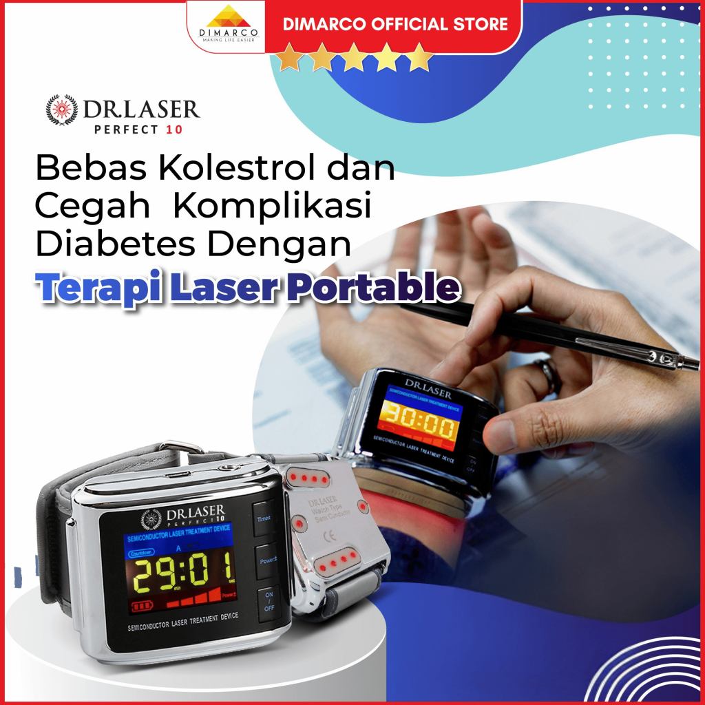 Dr. Laser Perfect 10 - Jam Kesehatan Laser Original Asli 100% Bergaransi Resmi