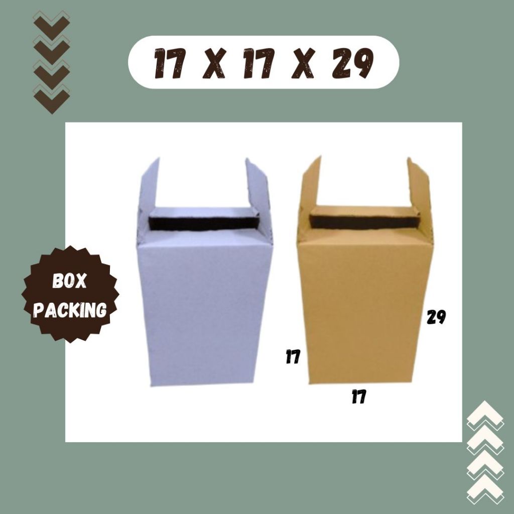 

Box 17x17x29 Kardus Packing A1 Olshop Karton Dus Souvenir Kotak Kemasan Sparepart Jamu Madu Assesoris Kosmetik