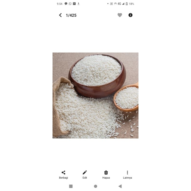 

beras pulen super putih