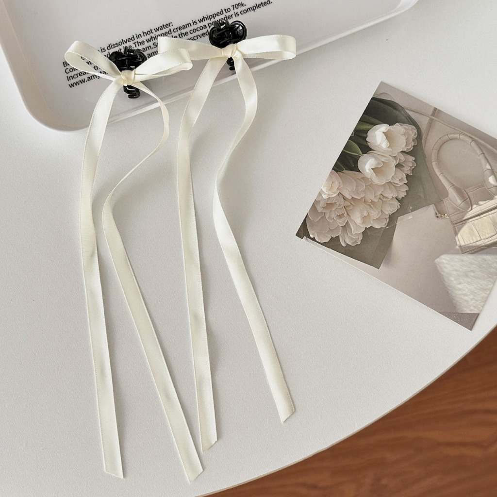 OFFICIAL JEPIT RAMBUT KOREA WANITA PITA PANJANG FASHION KOREA TWIST BRAID SATIN AKSESORIS RAMBUT