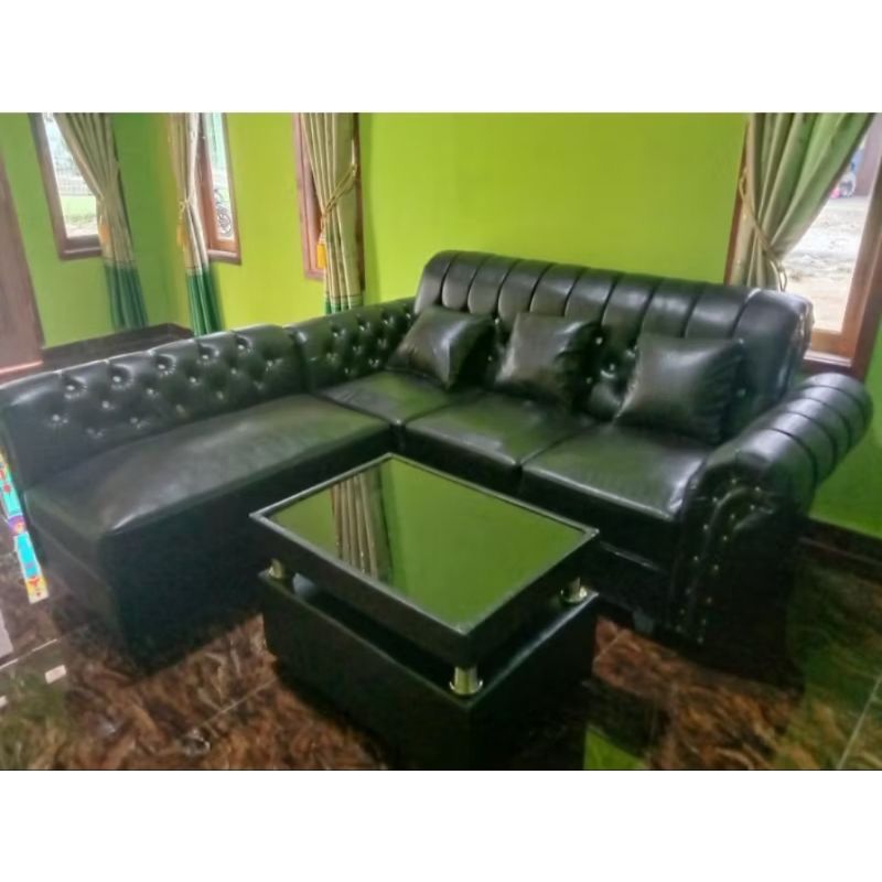 sofa casterfil sofa ruang tamu sofa Palembang sofa termurah di Palembang sofa L minimalis