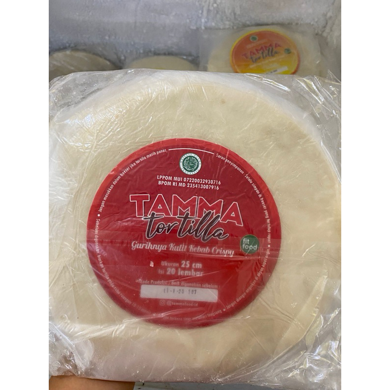 

Tortilla Besar Tamma uk. 25cm isi 20