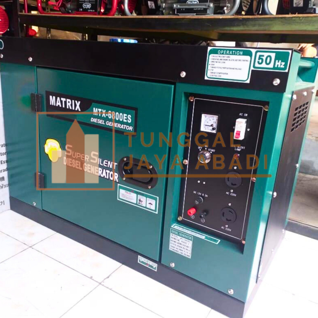 Genset SuperSilent Matrix MTX6800ES - 5000Watt