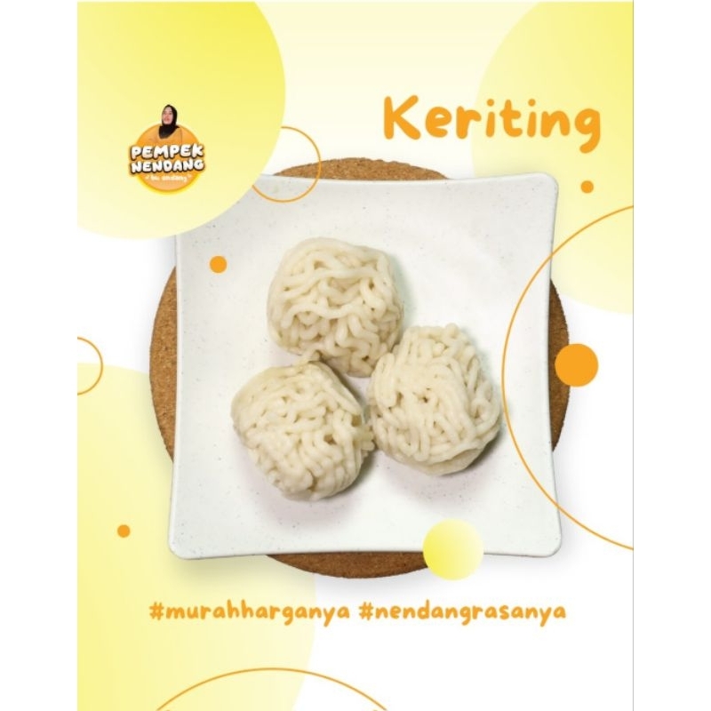 

pempek satuan yaitu pempek lenjer, pempek telor, pempek adaan, pempek keriting, pempek kulit