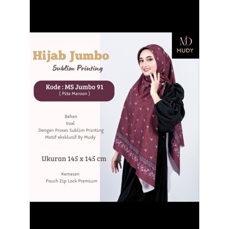 Hijab Voal Jumbo Square