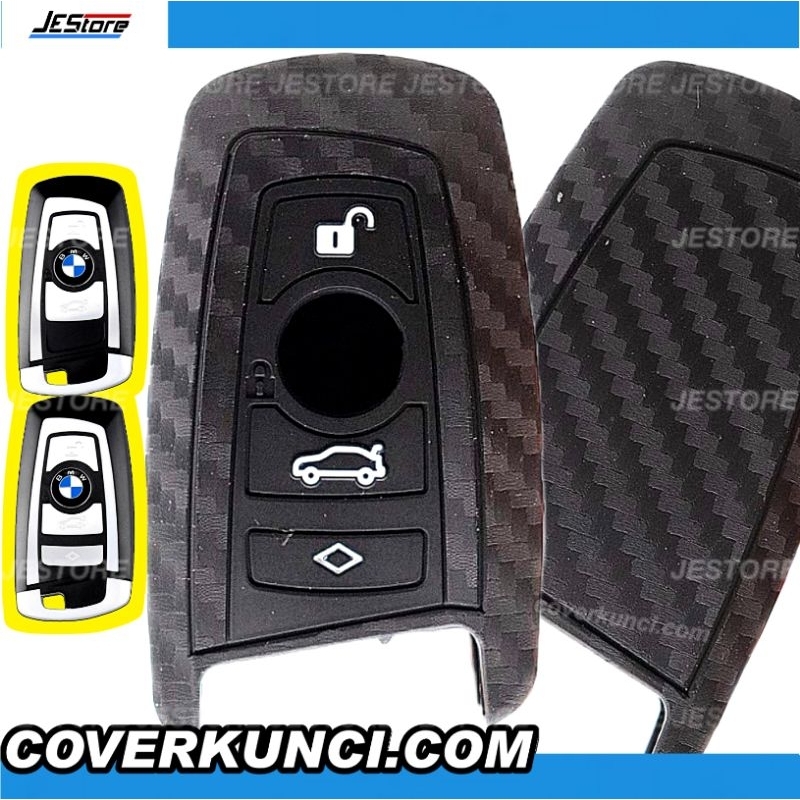 BMW F30 Casing Cover Kunci BMW 320 328 Remote Key BMW 330 335 BMW F30 SILICON CARBON BK