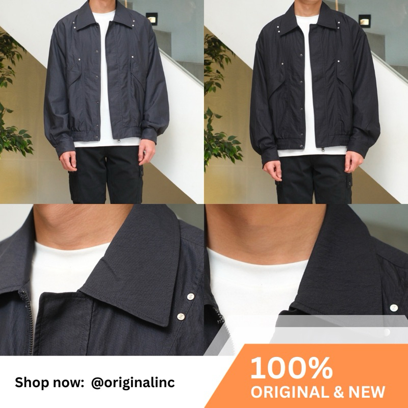 T Maker Signature Rivet Blouson Zip Up Jacket DGR TMK-JKT-01