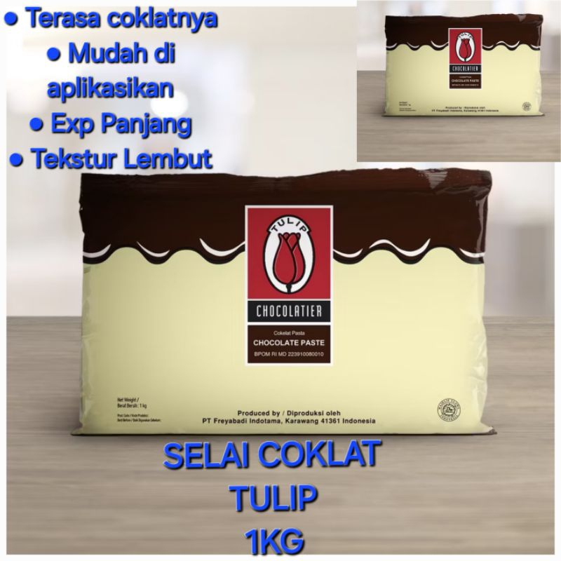 

SELAI COKLAT TULIP 1 KG / FILLING TULIP