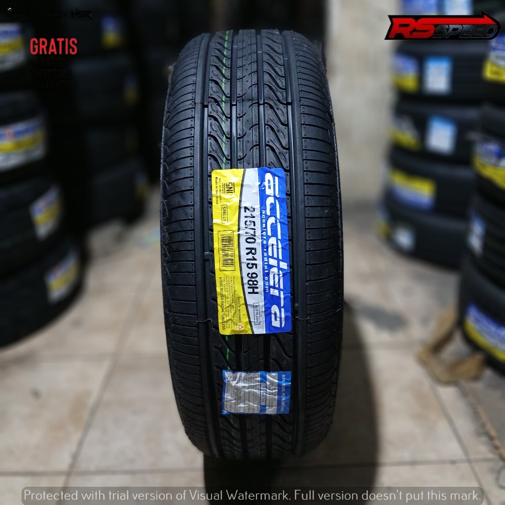 Ban Mobil buat  Katana, Innova, Taruna, CR-V dll Merk Accelera Eco Plush ukuran 215 70 R15-Tubles