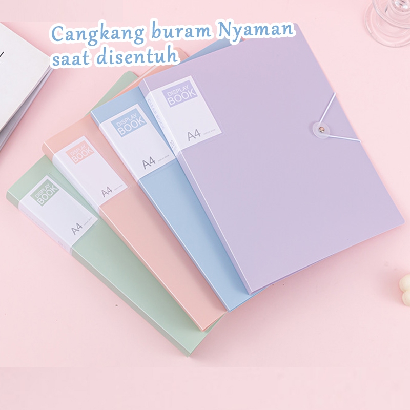 

Buku Penyimpanan/Buku Arsip A4 20/30/40 Halaman Morandi Warna/Berbagai Warna Segar