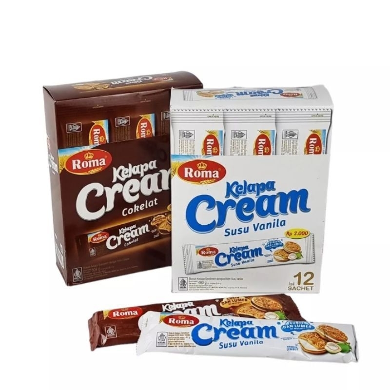 

roma cream coklat 2000