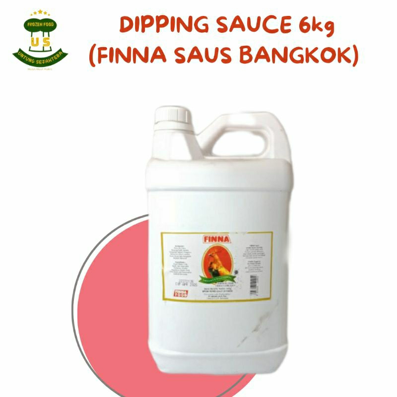 Saos Bangkok Finna dipping chicken sauce 6kgFinna Sauce Bangkok Saus Sambal Bangkok Pedas Manis Swee