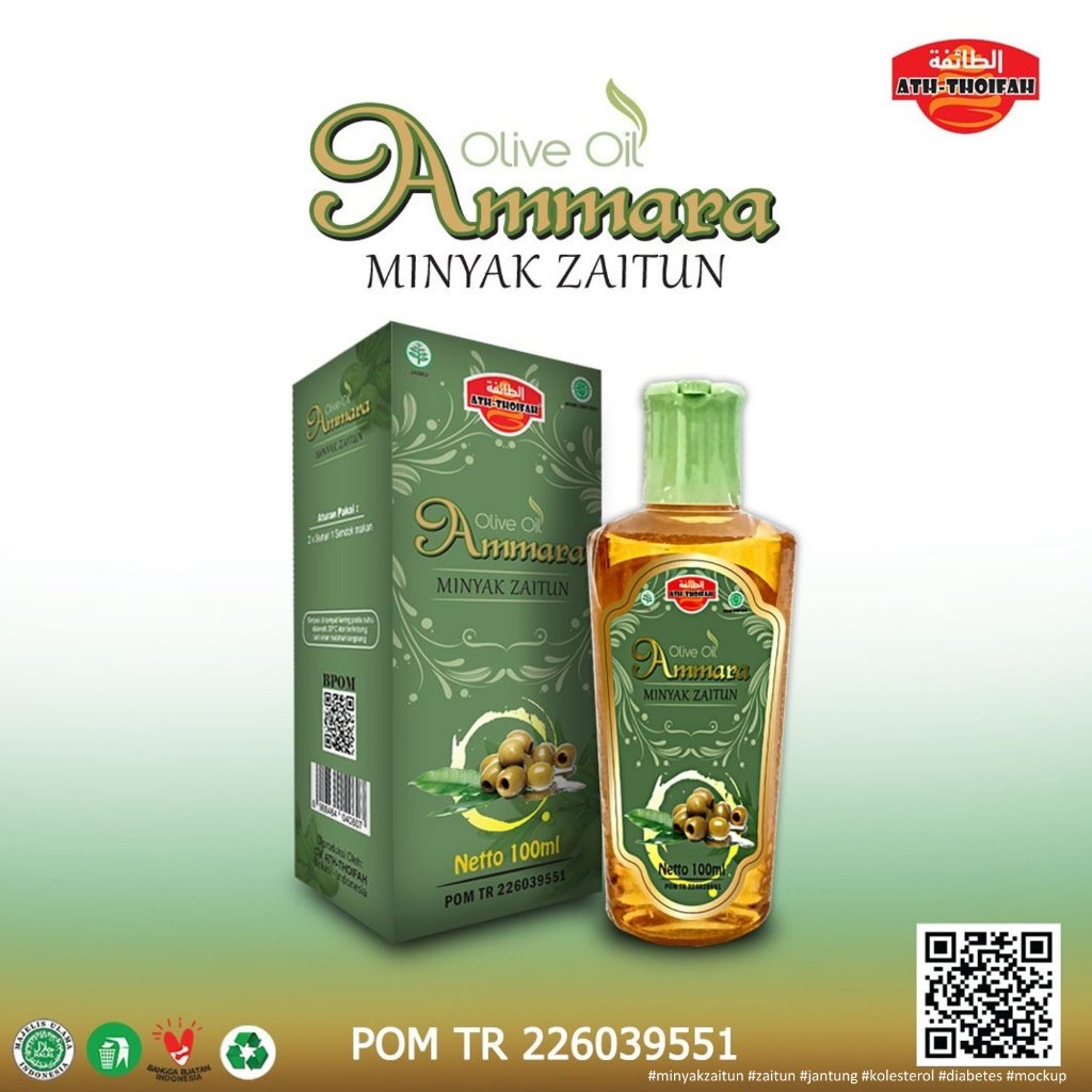 

Olive Oil Ammara Minyak Zaitun Ath Thoifah 100 ML