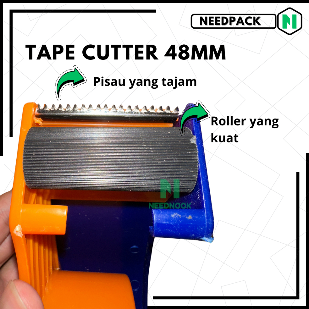 

Rusfet tape cutter 48mm 2 inch / pemotong lakban besar /dispenser lakban