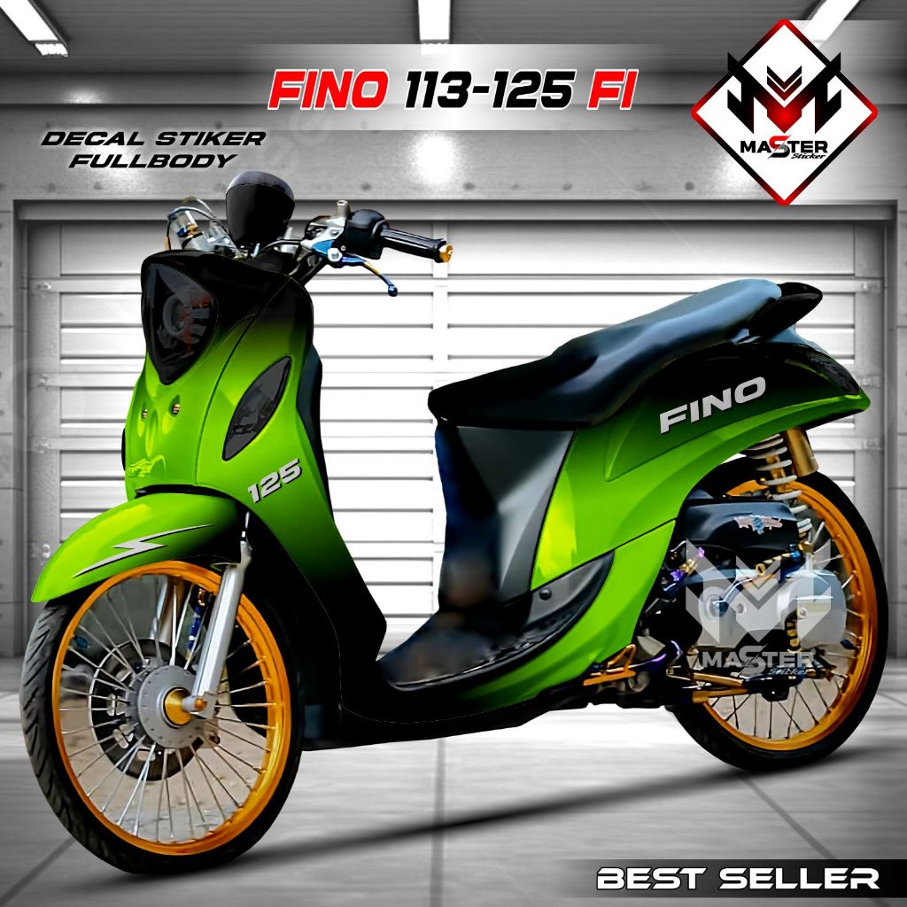 Decal Fino 125 FI Full Body Dekal Fino 125 Full Body Stiker Fino 125 Fullbody FINO 113 Karbu