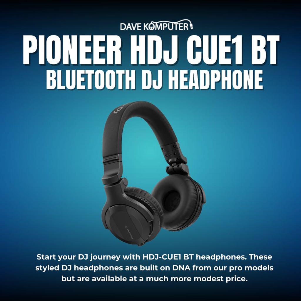Pioneer HDJ-CUE1 BT / HDJ CUE1 BT Bluetooth DJ Headphone