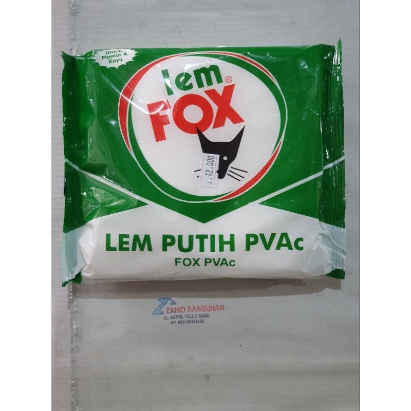

Lem Putih PVAc | Lem Fox | Lem Kayu 700g dan 400g